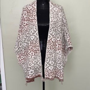 Animal print shawl